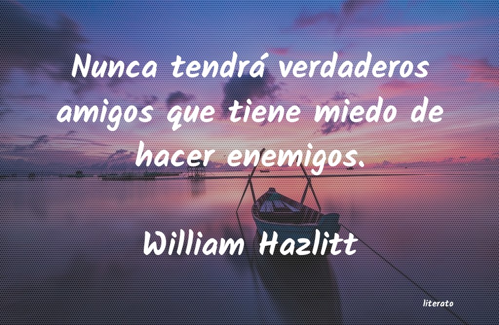 Frases de William Hazlitt