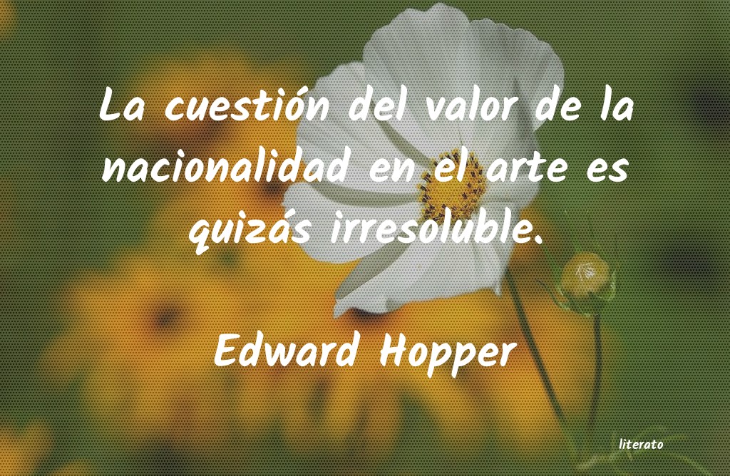 frases de Edward Hopper