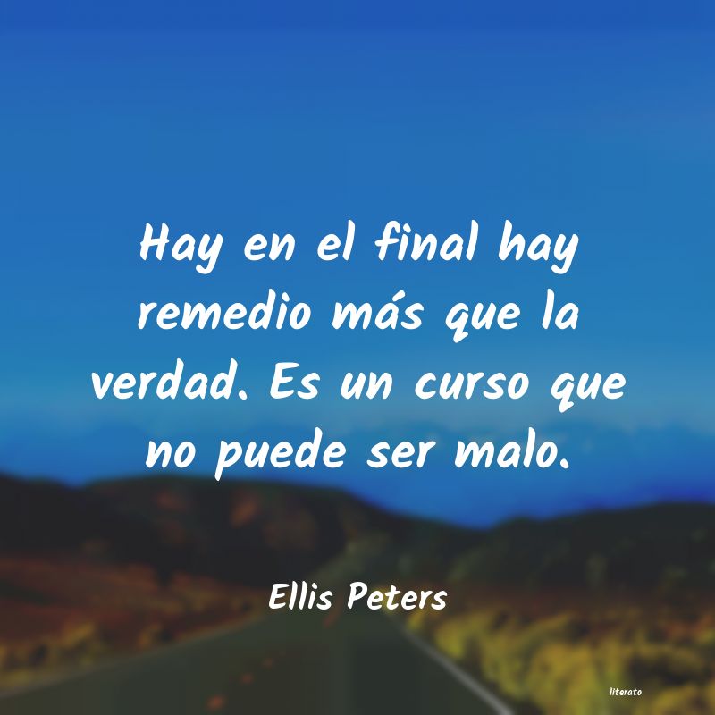 frases de Ellis Peters