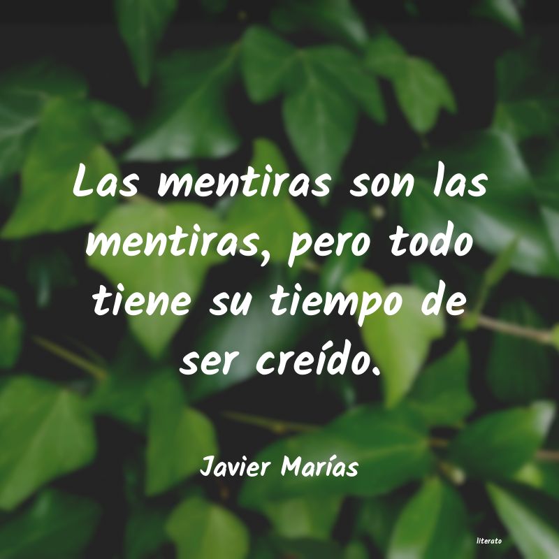 Frases de Javier Marías