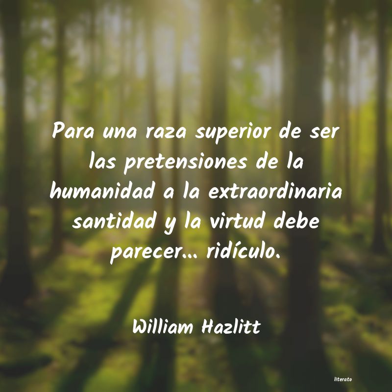 Frases de William Hazlitt