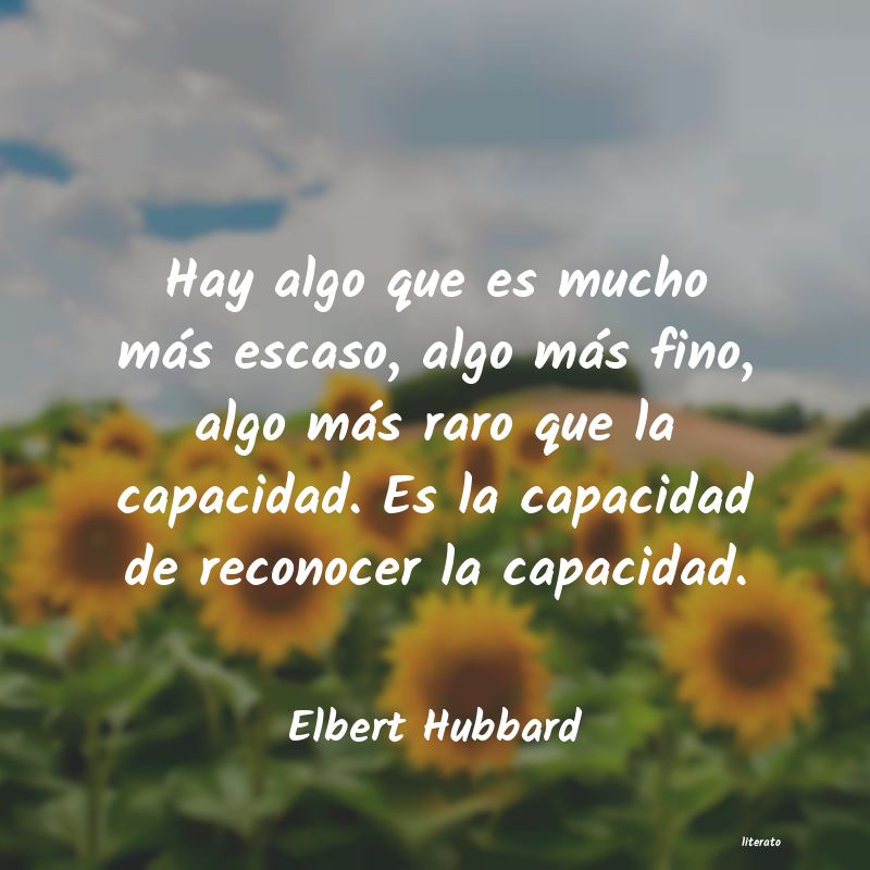 Frases de Elbert Hubbard