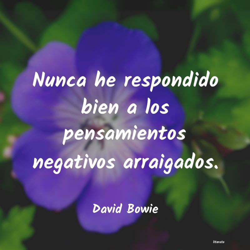 frases de David Bowie