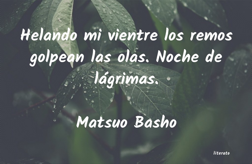 Frases de Matsuo Basho