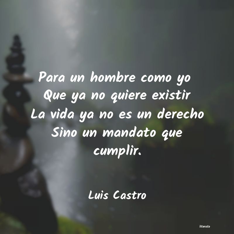Frases de Luis Castro