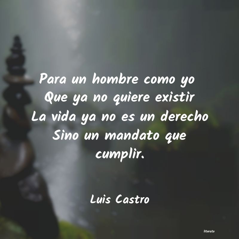 frases de Luis Castro