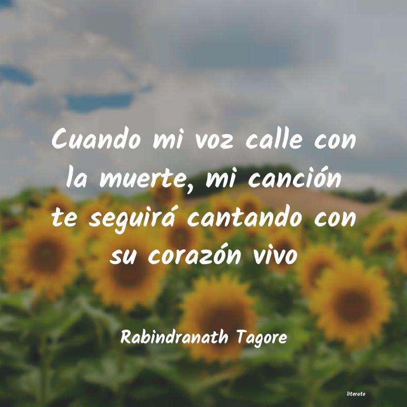 Frases de Rabindranath Tagore