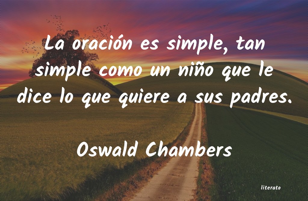 Frases de Oswald Chambers