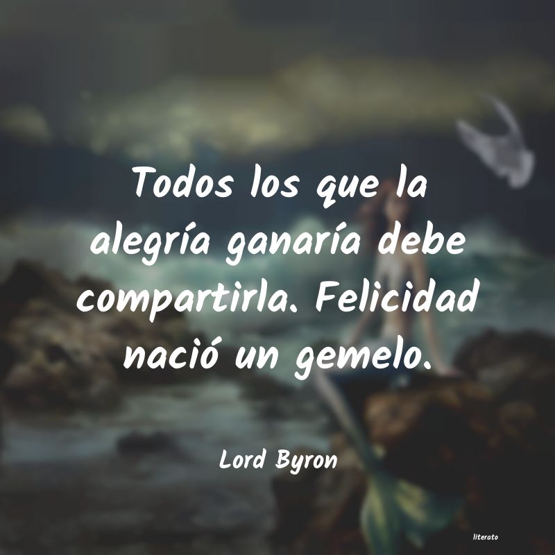 frases de Lord Byron