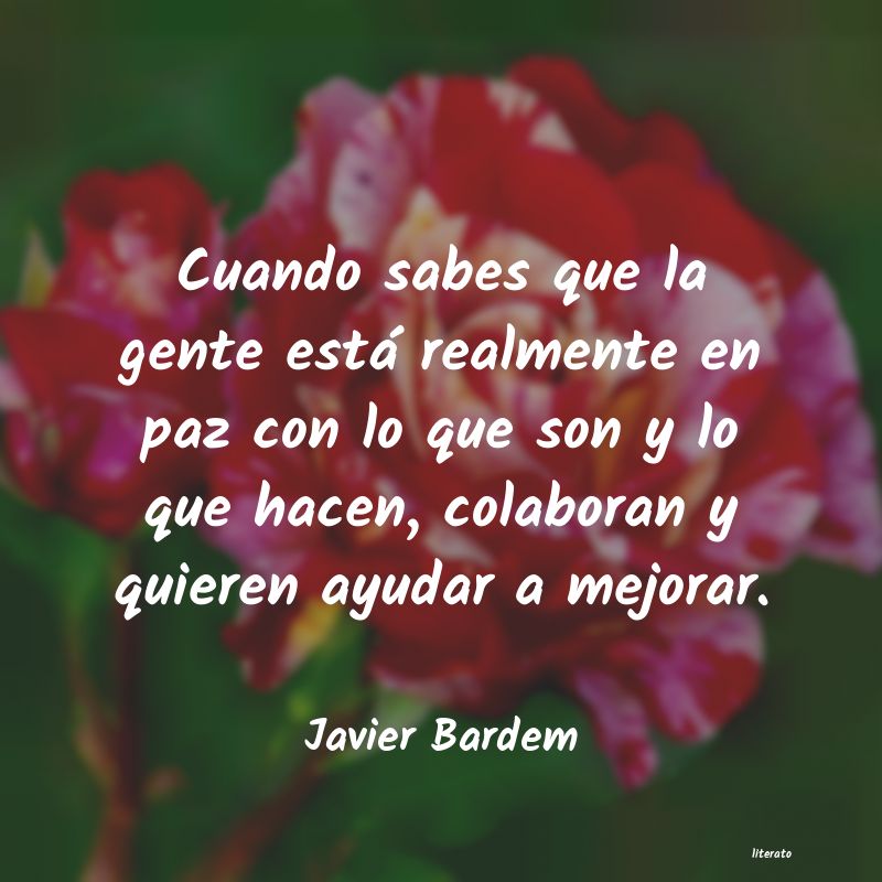 Frases de Javier Bardem
