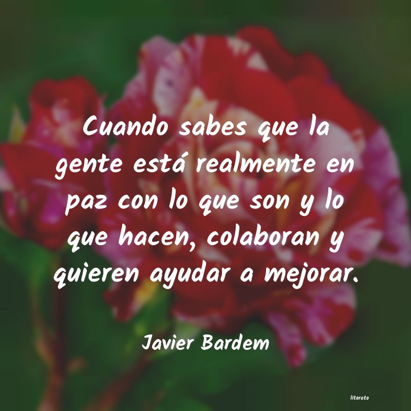 frases de Javier Bardem
