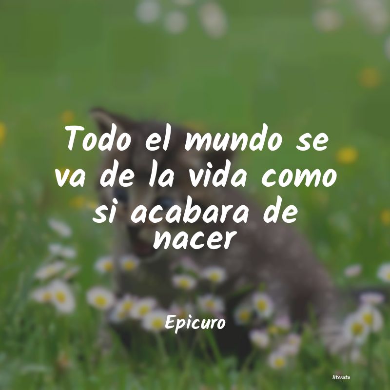 frases de Epicuro