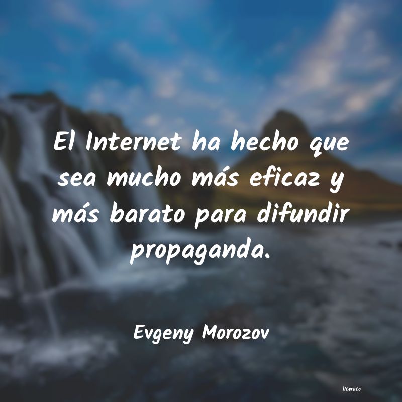 Frases de Evgeny Morozov