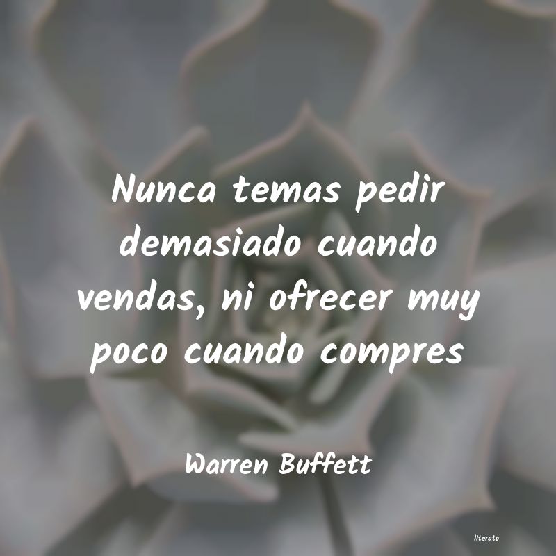 Frases de Warren Buffett