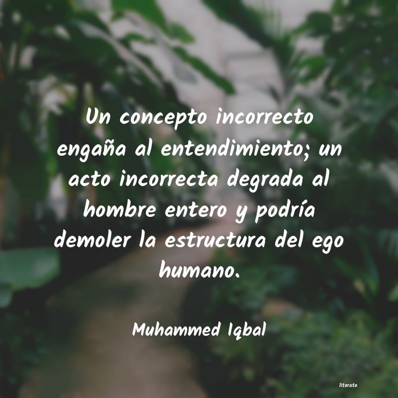 Frases de Muhammed Iqbal