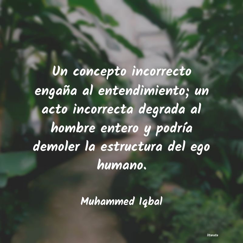 frases de Muhammed Iqbal