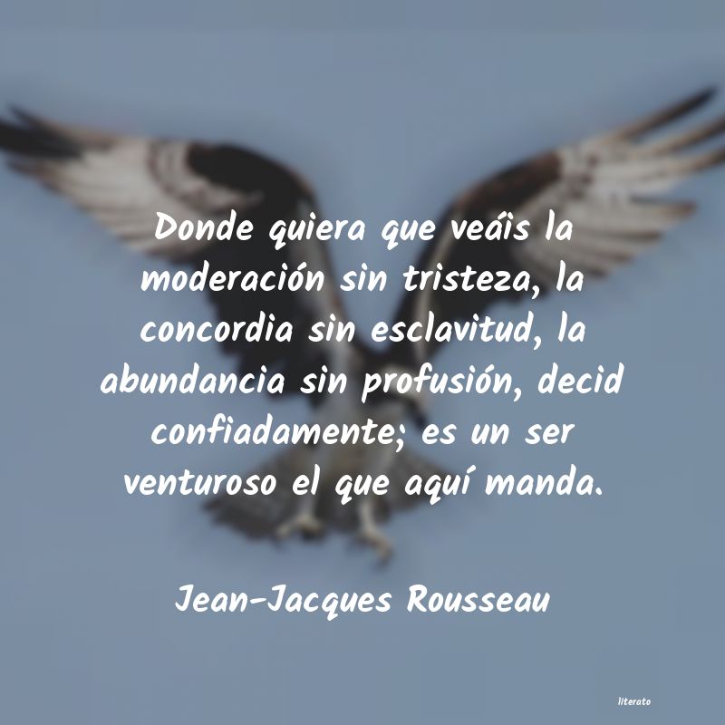 Frases de Jean-Jacques Rousseau