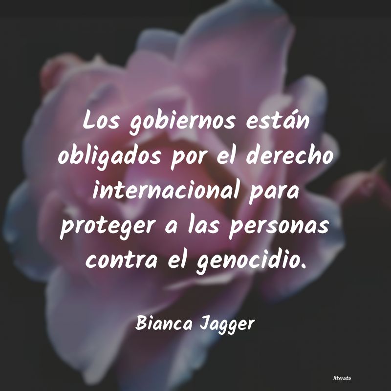Frases de Bianca Jagger