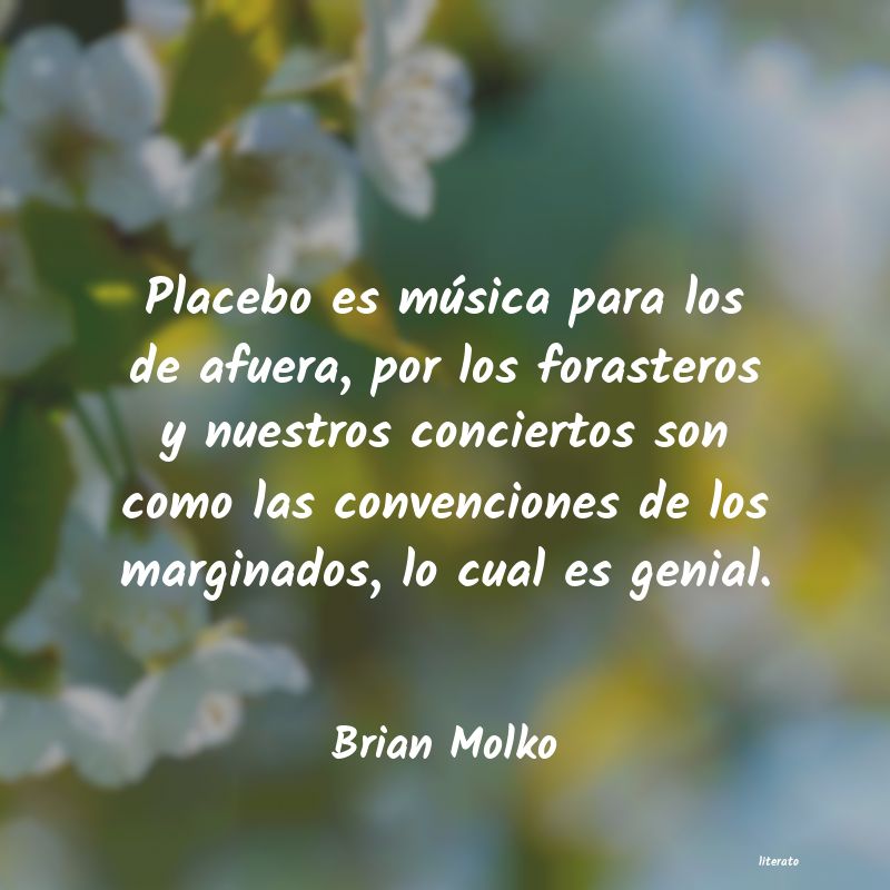 Frases de Brian Molko