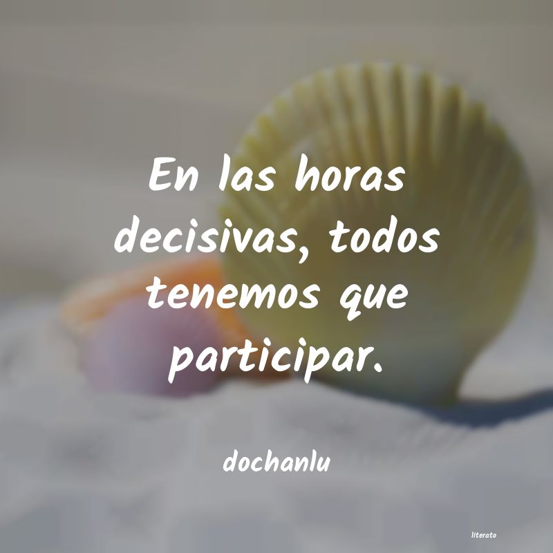 frases de dochanlu