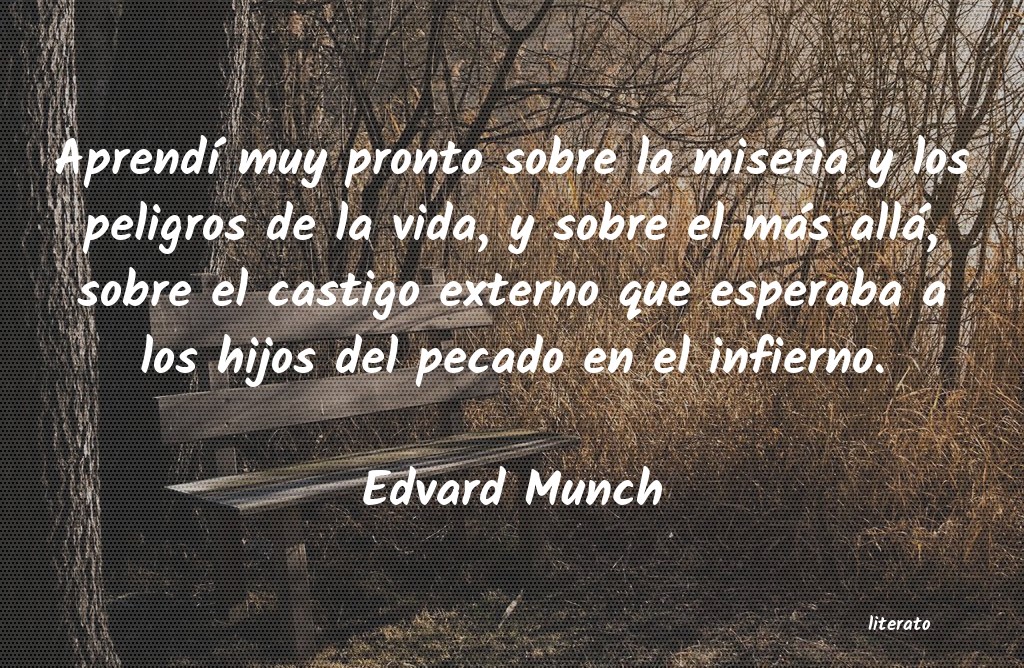 frases de Edvard Munch