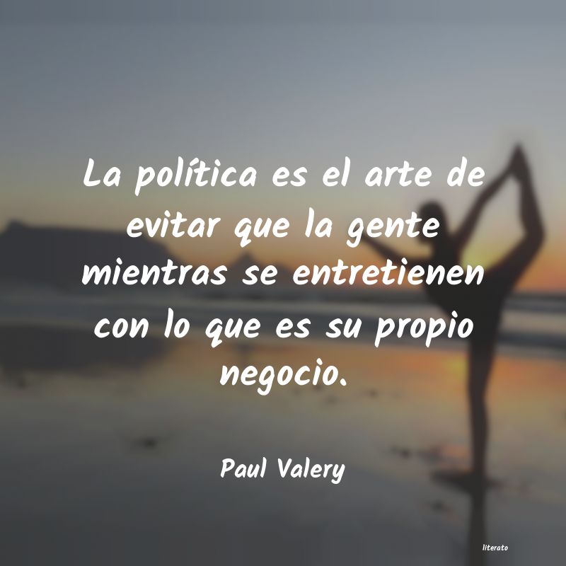 frases de Paul Valery