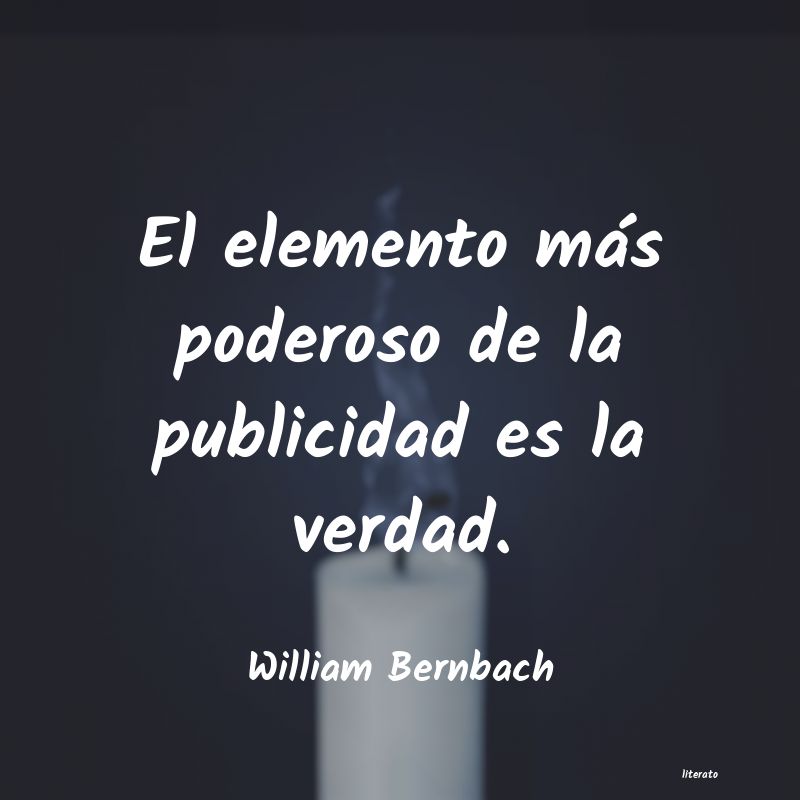 frases de William Bernbach
