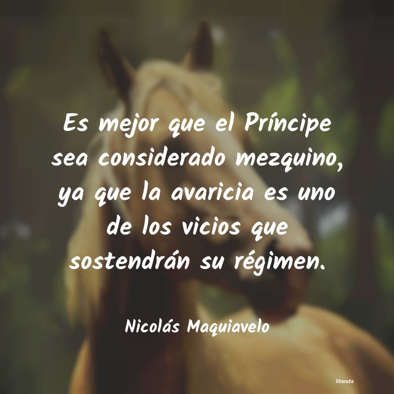 Frases de Nicolás Maquiavelo