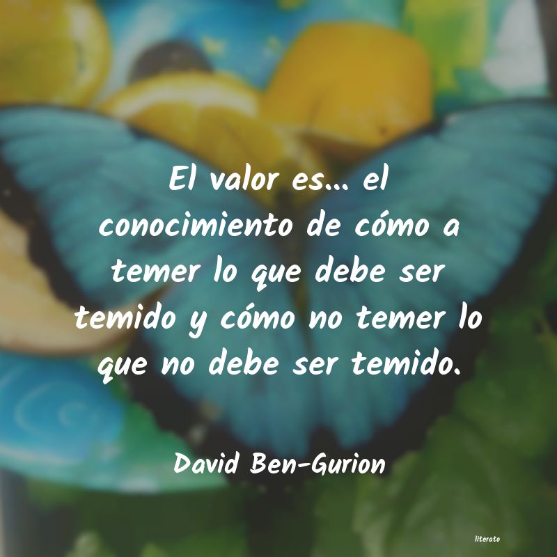 Frases de David Ben-Gurion