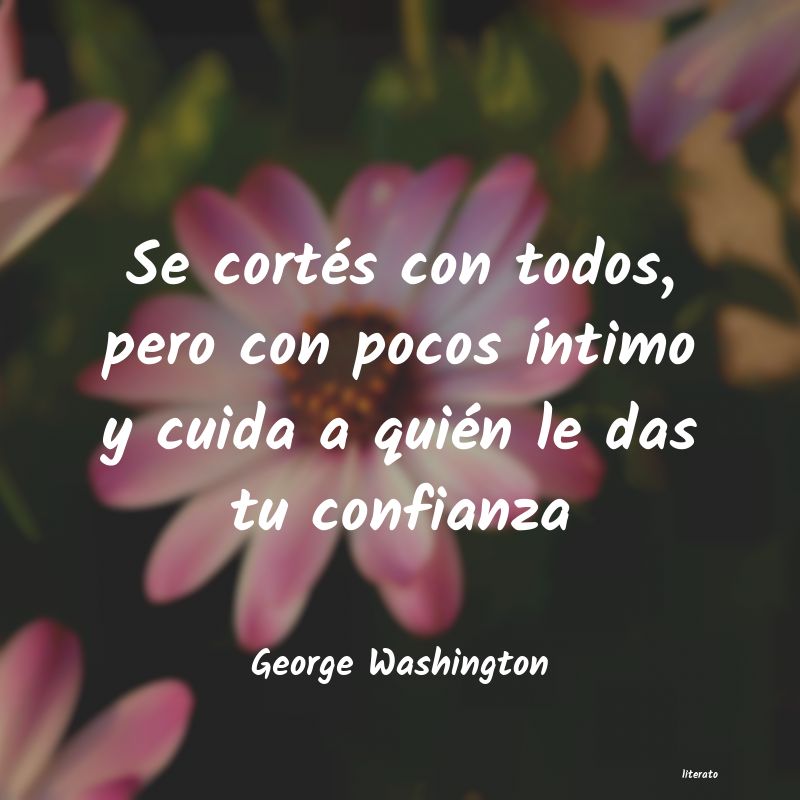 frases de George Washington