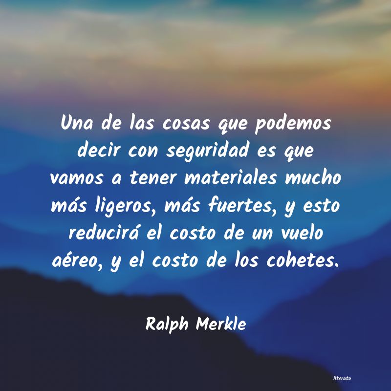 Frases de Ralph Merkle