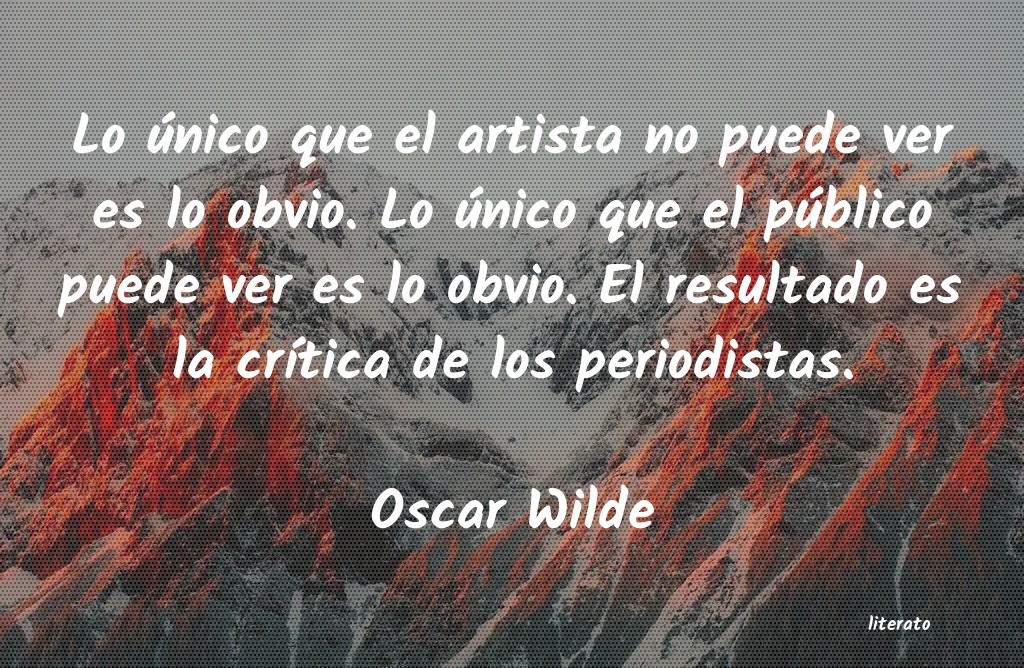 frases de Oscar Wilde