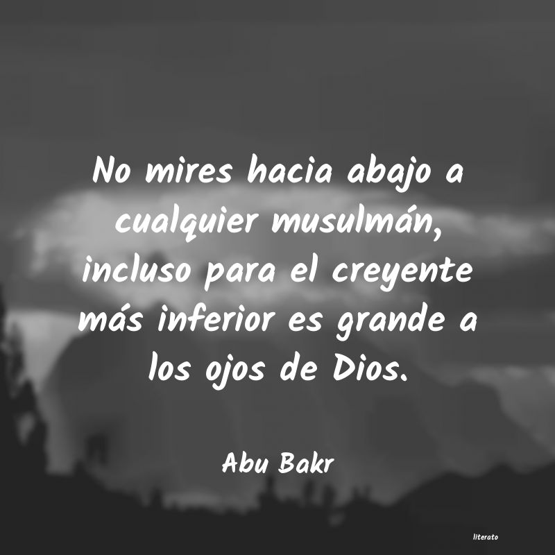 Frases de Abu Bakr