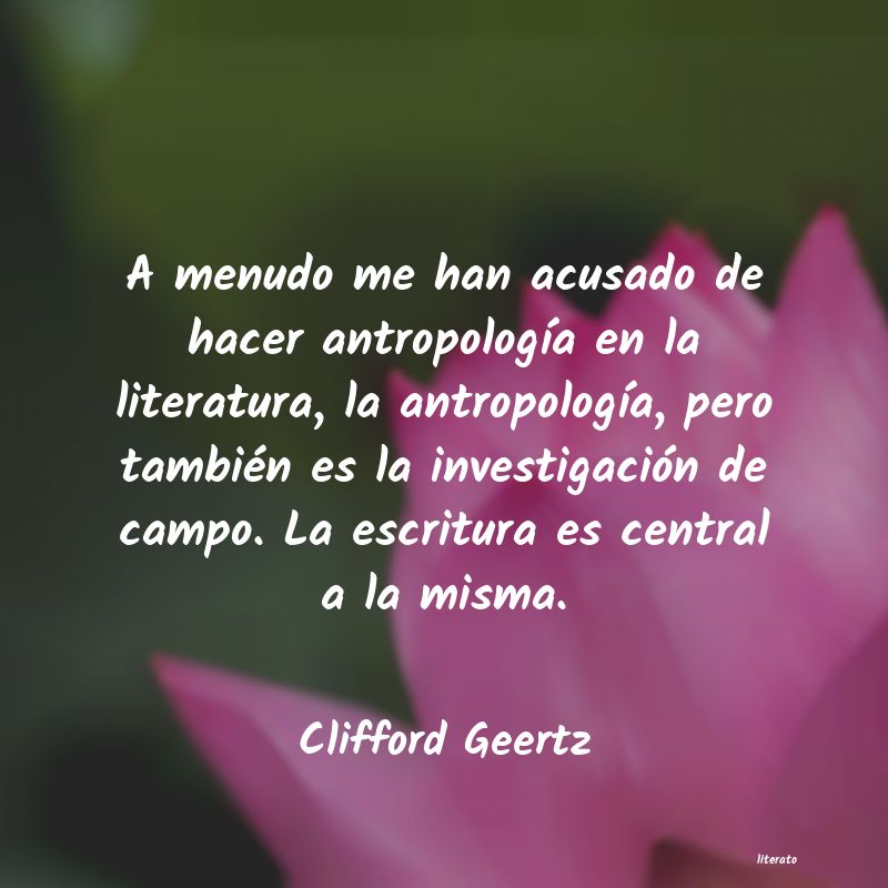 Frases de Clifford Geertz