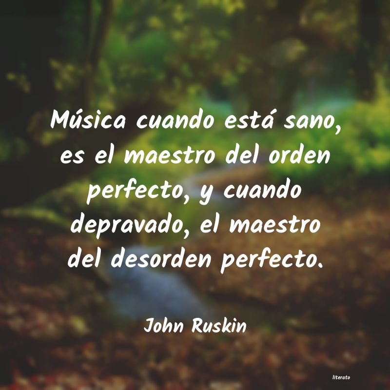 frases de John Ruskin