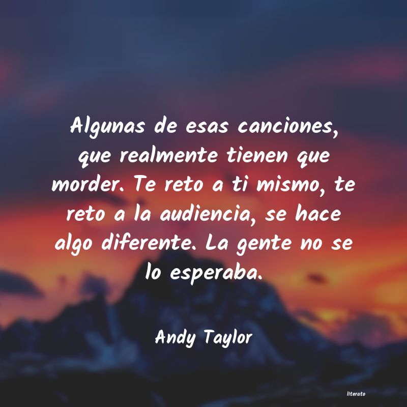 frases de Andy Taylor