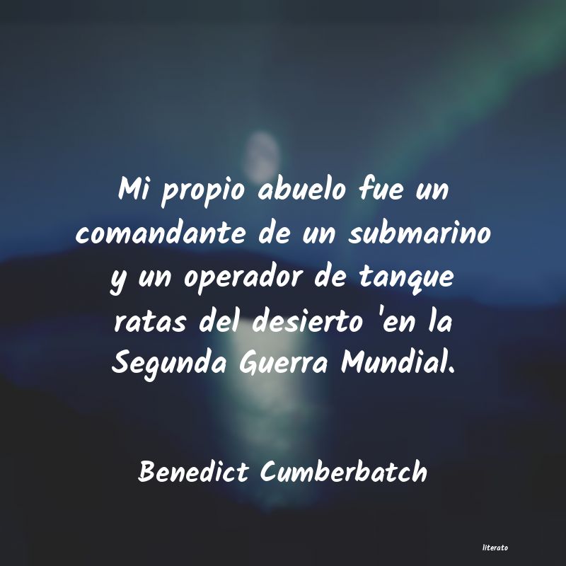 frases de Benedict Cumberbatch