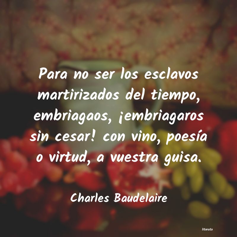 frases de Charles Baudelaire