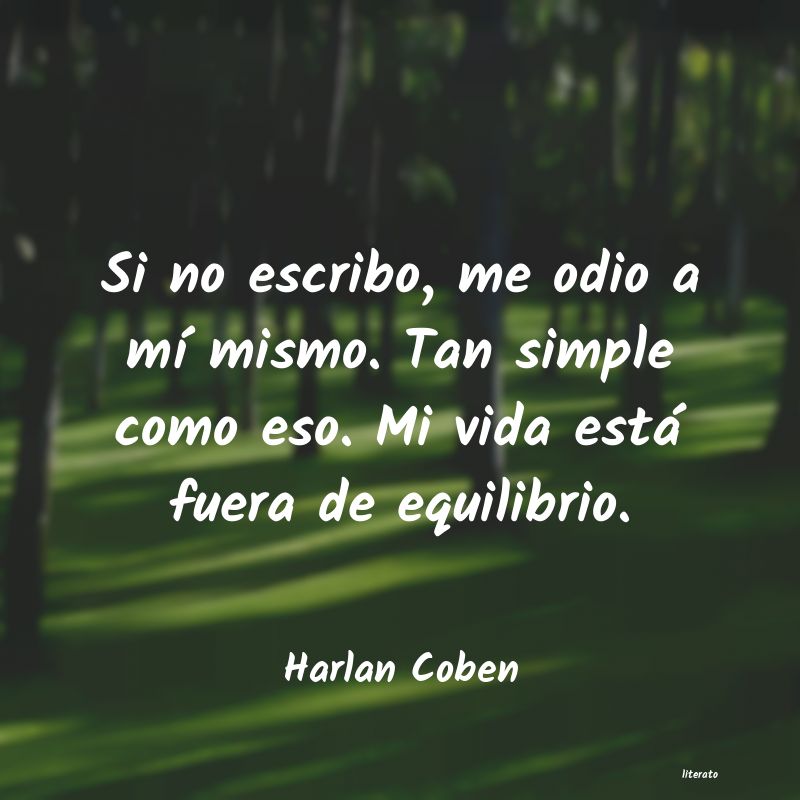 Frases de Harlan Coben