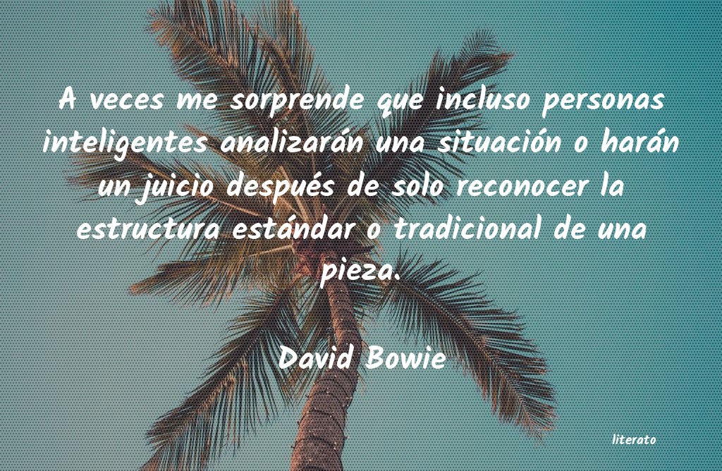 frases de David Bowie