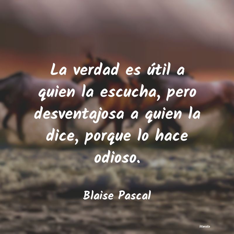 Frases de Blaise Pascal