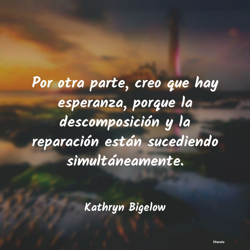 Frases de Kathryn Bigelow
