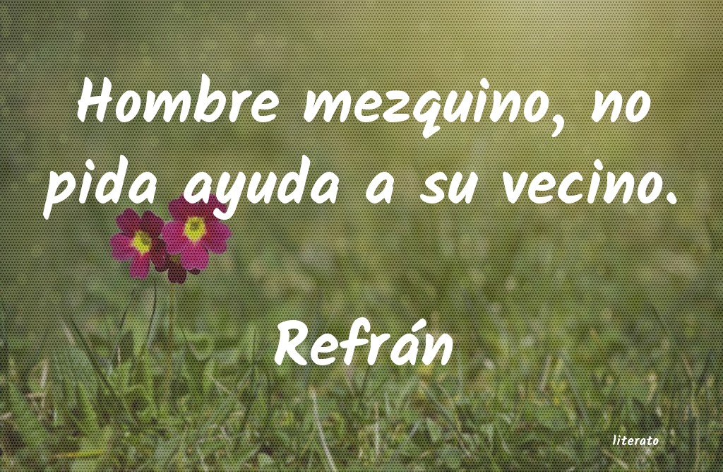 frases de Refrán