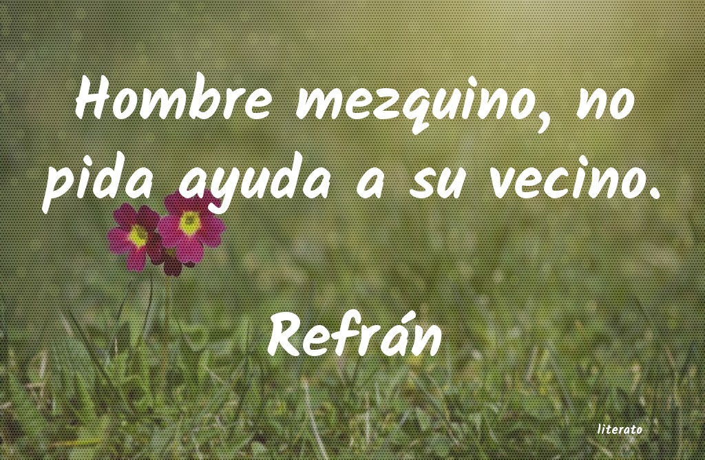 Frases de Refrán