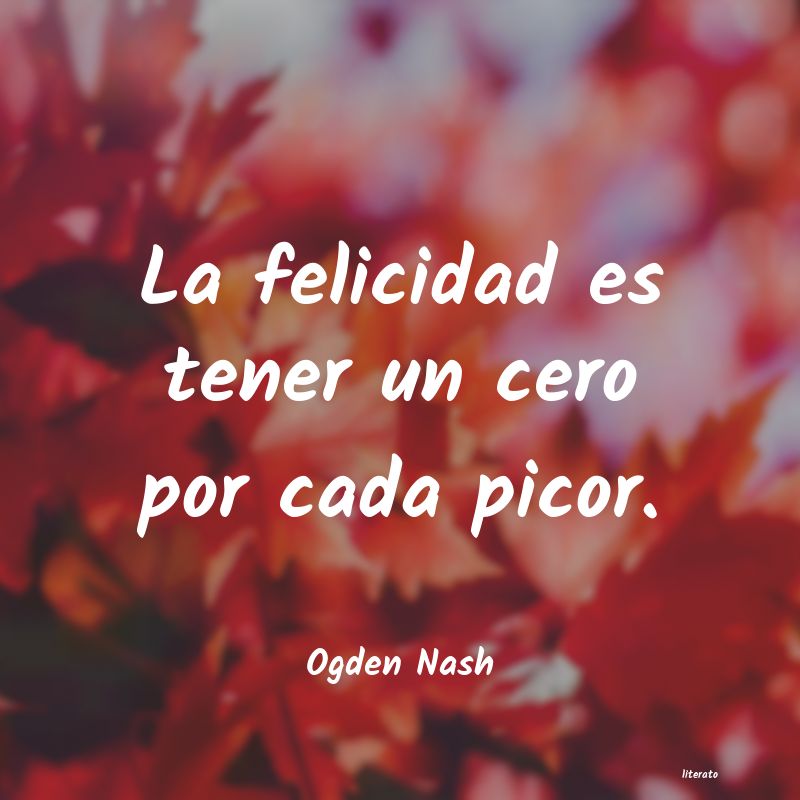 frases de Ogden Nash