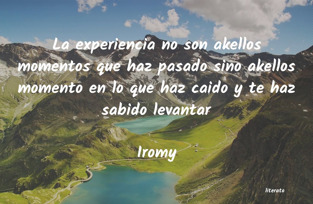 frases de Iromy