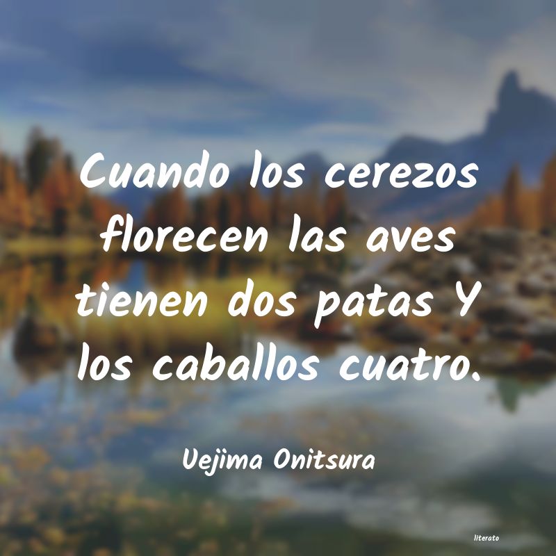 Frases de Uejima Onitsura