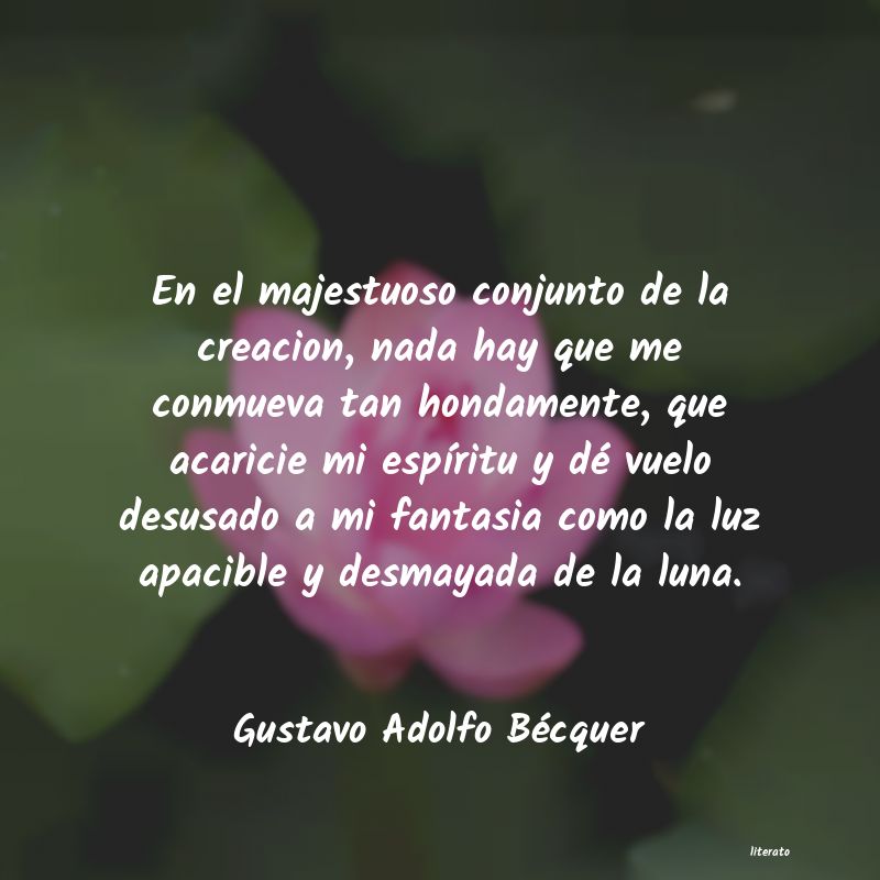 Frases de Gustavo Adolfo Bécquer