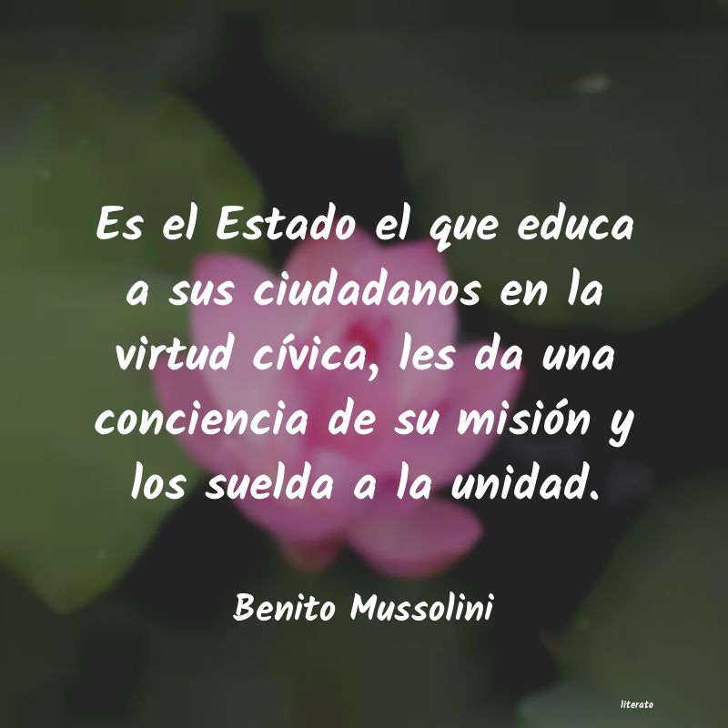 Frases de Benito Mussolini