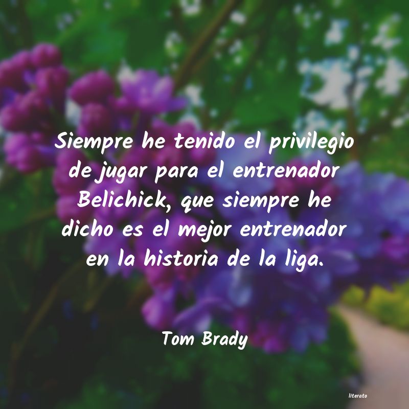 Frases de Tom Brady